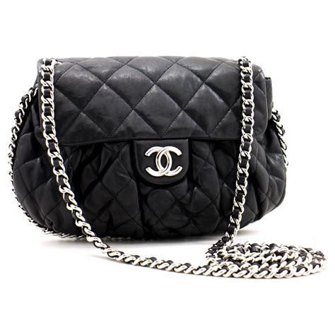 chanel chaim|chanel chain around bag.